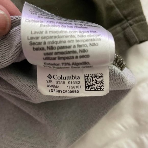 ** COLUMBIA ** Men's Quarter Zip, Size XL - Super Soft, Olive Green - Advanced E - Picture 5 of 6